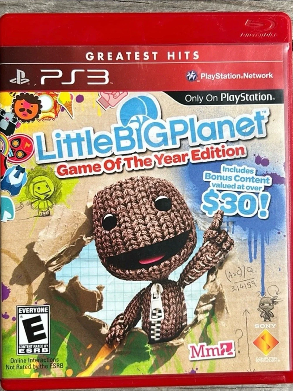 Sony PlayStation 3 Game Bundle Lot Uncharted 2 3 LittleBigPlanet PS3